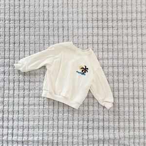 Grayson Mini Cream Tropical Sweater